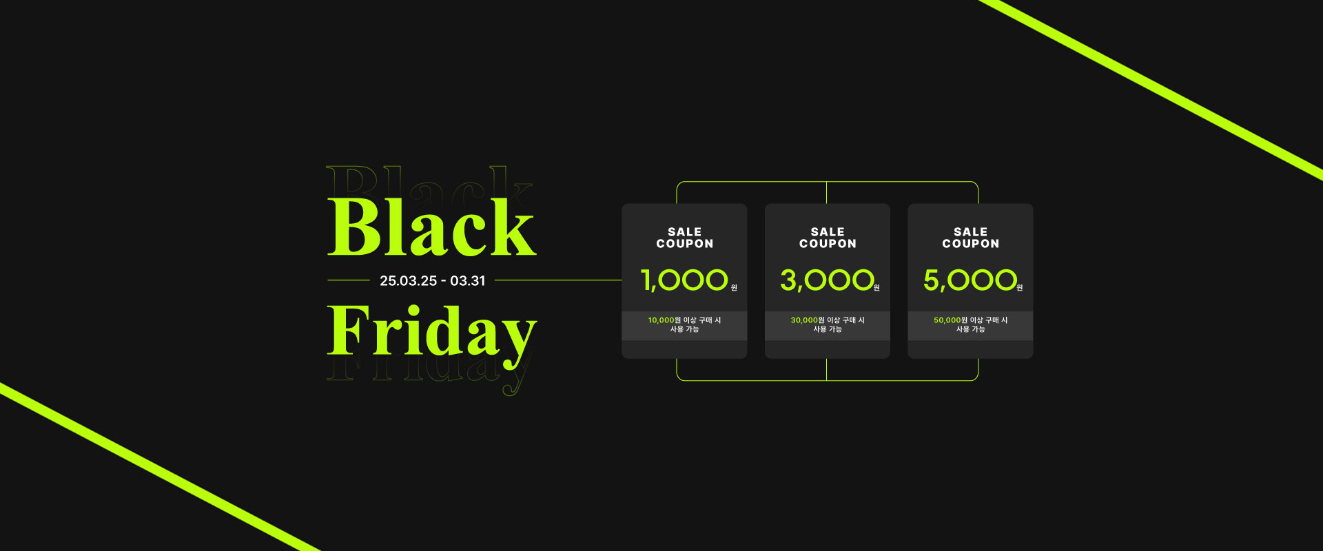 Black Friday 배너